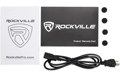 Rockville (2) DPM8B Dubbele Aangedrewe 8" 600 Watt Aktiewe Ateljeemonitorsprekers