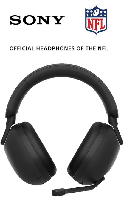 Sony INZONE H9 Speletjieskoptelefoon, Draadlose Geraasdempende Bluetooth-koptelefoon met Mikrofoon, 360 Ruimtelike Klank, vir rekenaar en PS5 (WH-G900N) - Swart