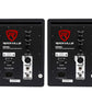 Rockville 2 DPM5W Dual Powered 5.25" 300w Active Recording Studio Monitors+Pads