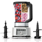 Ninja Foodi SS201 Power Blender & Processor. 3-in-1 Crushing Blender, Dough Mixer, and Food Processor 1400WP smartTORQUE 6 Auto-iQ Presets