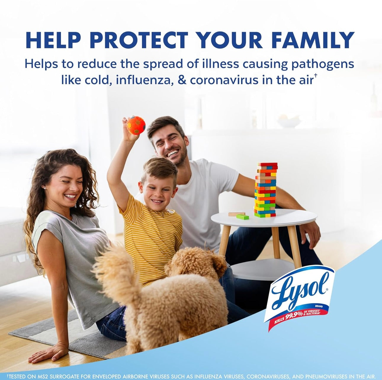 Lysol Lugontsmetting Spuitmiddel + Reukverwyderaar - Katoenbloeiselgeur, 10 oz (Pak van 3)