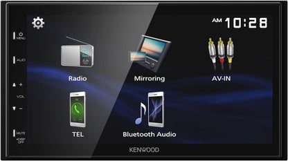 KENWOOD DMX150BT 6.8″ Kapasitiewe Raakskerm Digitale Multimedia Ontvanger – Bluetooth, USB-spieëling vir Android, Agterkamera-inset, 13-band EQ
