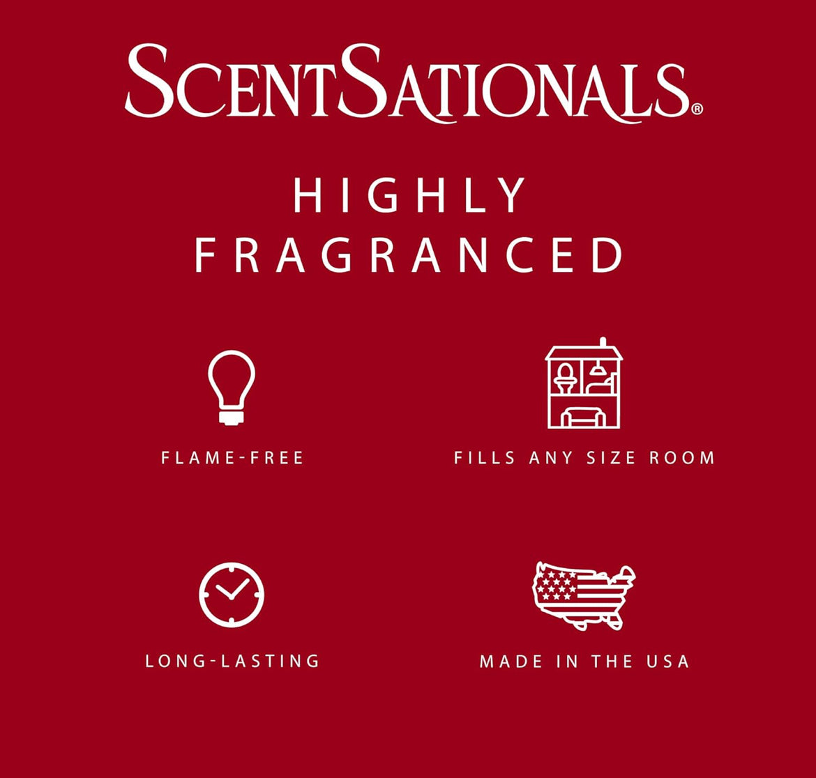 Scentsationals Wax Melts Strong Scent - (Cinnamon Apples) 10oz (24-Cubes)