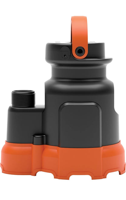 Black+Decker 1/3 HP Dompelbare Water/Nutspomp, Pomp tot 2500 GPH