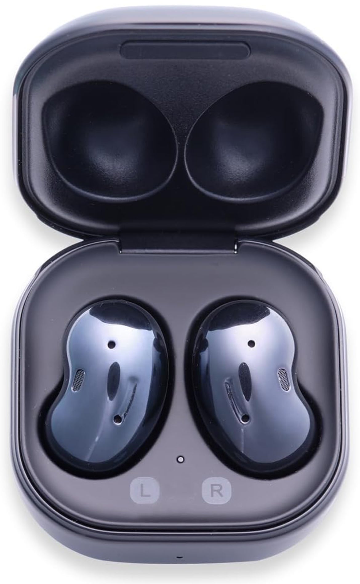 Samsung Galaxy Buds Live, Draadlose Oorfone m/Aktiewe Geraasonderdrukking (Mystic Black) Internasionale Weergawe