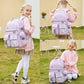 Backpack for Girls, 15.6 Inch Laptop School Bag Kids Kindergarten Elementary College Backpacks Large Bookbags for Teen Girl Women Students Casual Travel Daypacks (Purple)