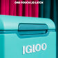 Igloo Tag Along 360 Spinner Cooler | 20 Quart Rolling Ice Chest - (Teal)