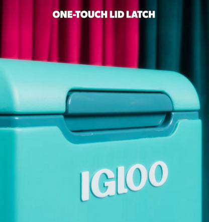 Igloo Tag Along 360 Spinner Cooler | 20 Quart Rolling Ice Chest - (Teal)