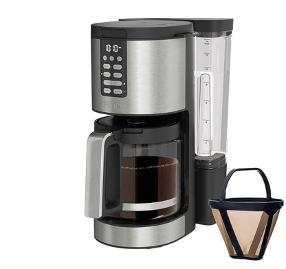 Ninja 14 Koppie, Programmeerbare Koffiemaker XL Pro met Permanente Filter - Vlekvrye Staal DCM201