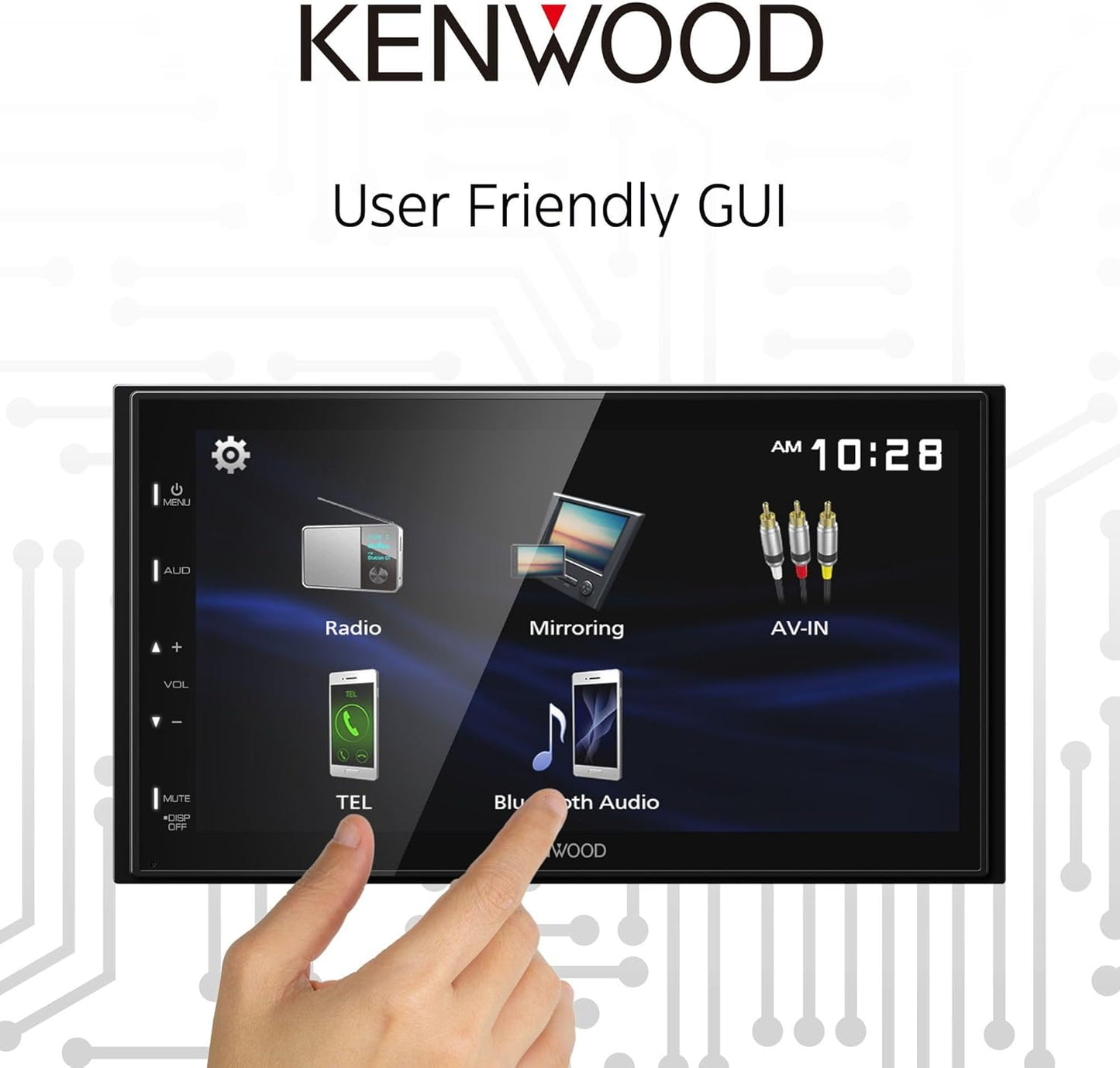 Kenwood DMX129BT Multimedia Ontvanger met Bluetooth