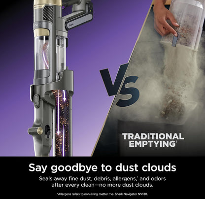 Shark Power Detect Clean & Empty Cordless Stick Vacuum & Auto-Empty System - NEW