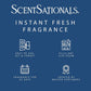 ScentSationals Vanilla Bean Fragrance Oil Plug In Air Freshener Refills 3-Pack - Works w/ Scentsationals Wall Plugs - Packaging May Vary
