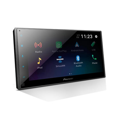Pioneer DMH-1770NEX Dubbel-DIN Digitale Multimedia-ontvanger, Bedrade Apple CarPlay en Android Auto, 6.8” Kapasitiewe Raakskerm