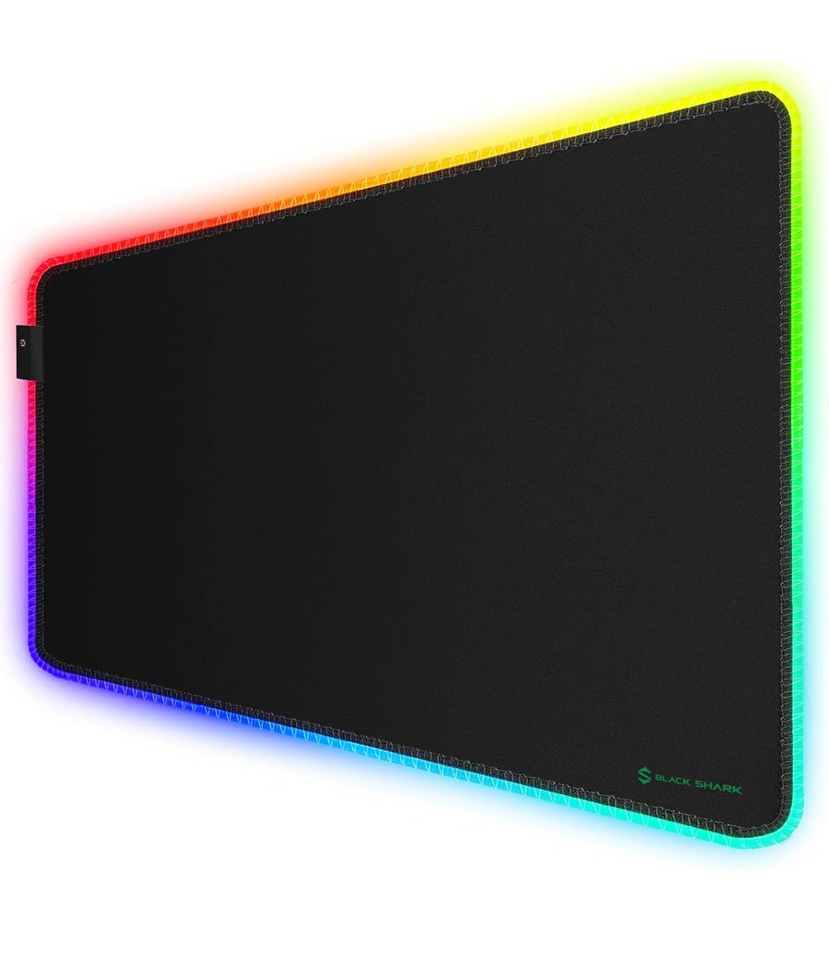 Black Shark RGB 35.4"x15.75"x0.15" Extended Desk Mat with Smooth Surface Manta P7