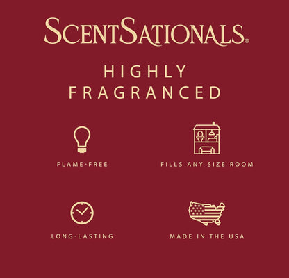 Scentsationals Christmas Wax Melts Holiday Favorites 4pk – Long Lasting, Strong Scent Melts for Warmers - 10oz (Pack of 4)