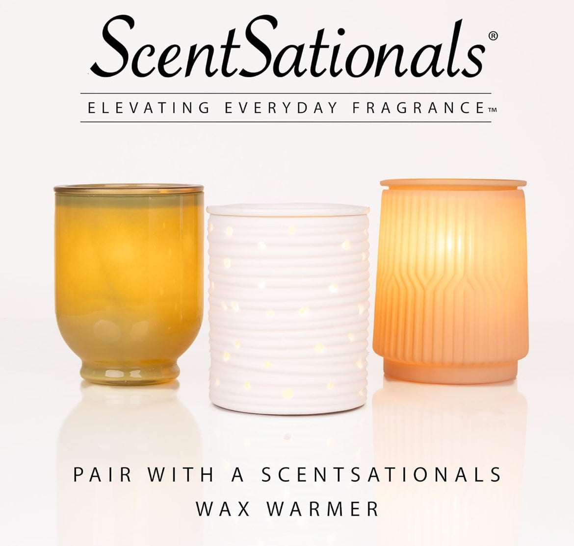 Scentsationals Wax Melts Strong Scent - Sugared Cranberries - Long Lasting Scented Melts for Warmers - 10oz (PACK OF 4)