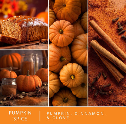 Scentsationals Fall Wax Melts Long Lasting, Strong Scent Melts - Pumpkin Spice W/ Apple Muffins, Marshmallow, and Caramel (PACK OF 4)