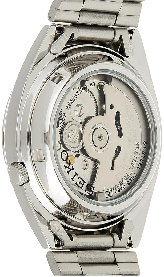 Seiko 5 Manshorlosie van vlekvrye staal