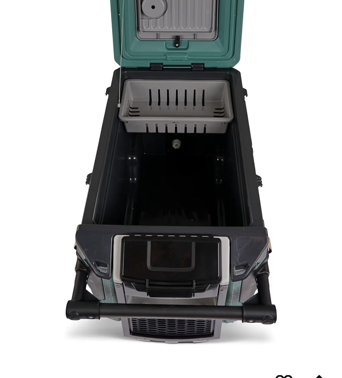 Heavy Duty Insulated Cooler Trailmate Journey 70qt Wheeled Cooler  - Insulated Hard Shell Ice Chest (Green)