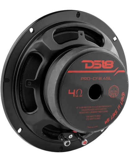 DS18 PRO-CF8.4SL 8" Plat Koolstofvesel Waterbestande Keël Mid-Bas Luidspreker - NUUT