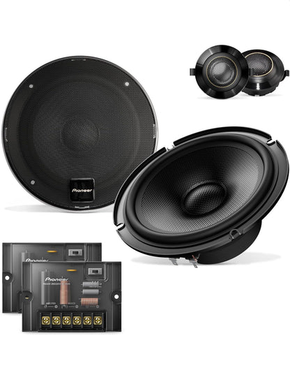 Pioneer Z-Series TS-Z65CH 6.5" 2-Way Component Car Speakers 330W Max
Audiophile Upgrade, Premium Speakers, Crisp Highs + Clear Vocals, Add an Amplifier for Optimal Performance