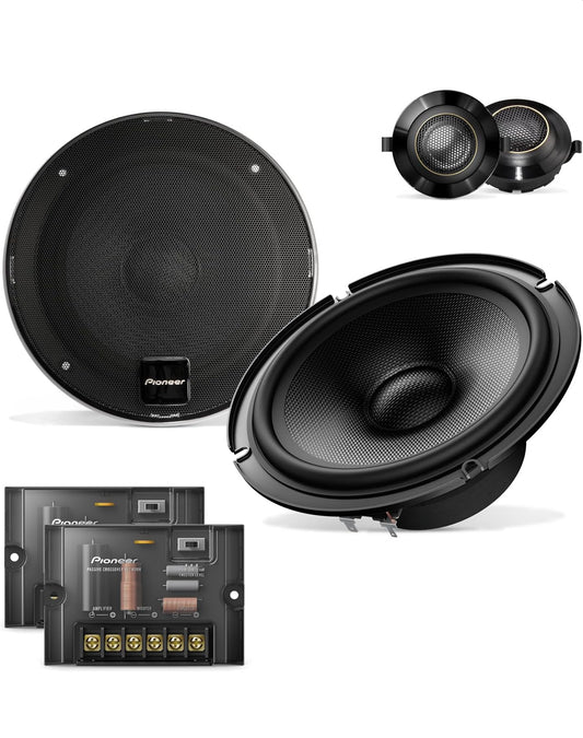 Pioneer Z-Series TS-Z65CH 6.5" 2-Way Component Car Speakers 330W Max
Audiophile Upgrade, Premium Speakers, Crisp Highs + Clear Vocals, Add an Amplifier for Optimal Performance