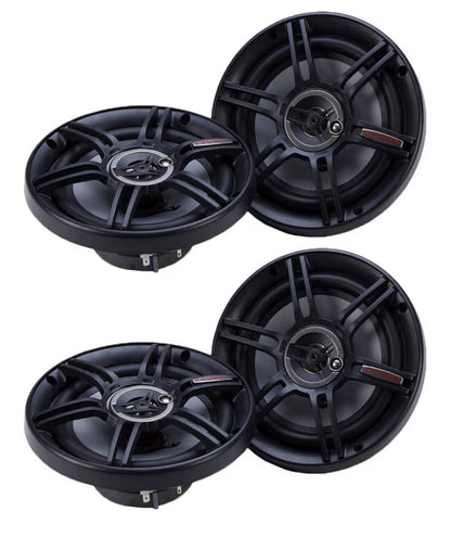 Crunch 6.5" 300 Watt MAX 3-rigting volreek luidspreker - 2 PAK