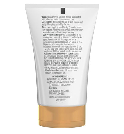Olay Onsigbare Sonskerm, SPF 35, 100% Onsigbare Gesigsonskerm en Grimeringonderlaag - Geurloos met Vitamien C & E, Aloe Vera (1.7 Oz)