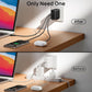 USB C Charger, INIU 3-Port 100W GaN Charger, Compact Foldable PD PPS USB C Wall Charger Block for MacBook Pro/Air, iPad Pro, Galaxy S23, Dell XPS 13, Note 20/10+, iPhone 16/15, Steam Deck, White
