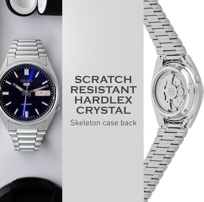 Seiko 5 Manshorlosie van vlekvrye staal