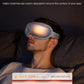 New Eye Massager w/ Heat Eyeris  with Remote, Compression, Silent Mode, Bluetooth, Heated Sleep Mask for Strain Relief (Blue)