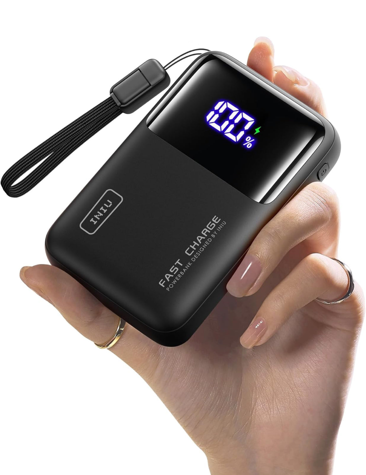 INIU Kragbank, 20000mAh 65W Ultra-Kompakte USB C Skootrekenaar Draagbare Laaier, PD QC Vinnige Laai 3-Uitset Eksterne Battery Pak vir Skootrekenaar MacBook iPad Tablet Steam Deck iPhone 16 15 14 Pro Samsung S22