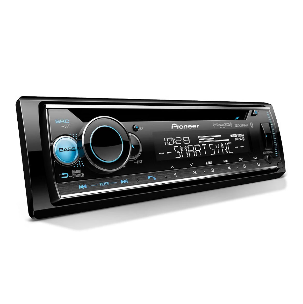 Pioneer DEH-S6220BS 1-Din CD Car Stereo with Bluetooth, USB/AUX. HD Radio
CD Receiver, SiriusXM, Color Change, FLAC, AM/FM, Detachable Face, 13-Band EQ, 50W x 4, Voice Control, Hi-Volt RCA Preouts