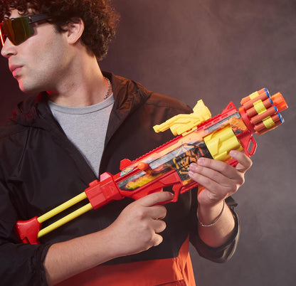 Nerf Loadout FlareFusion Blaster, 3 Interchangeable Attachment Accessories, 18 Nerf N1 Darts, Kids Toys & Gifts, Ages 8+