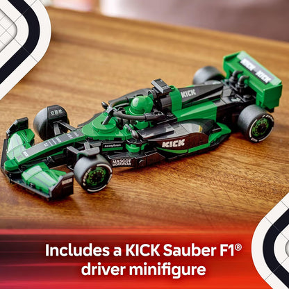 LEGO Speed Champions Kick Sauber F1-span C44-renmotortjie – Boustel vir kinders