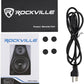 Rockville 2 DPM5W Dual Powered 5.25" 300w Active Recording Studio Monitors+Pads