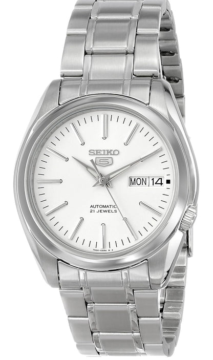 Seiko 5 Mans Edelstaalhorlosie