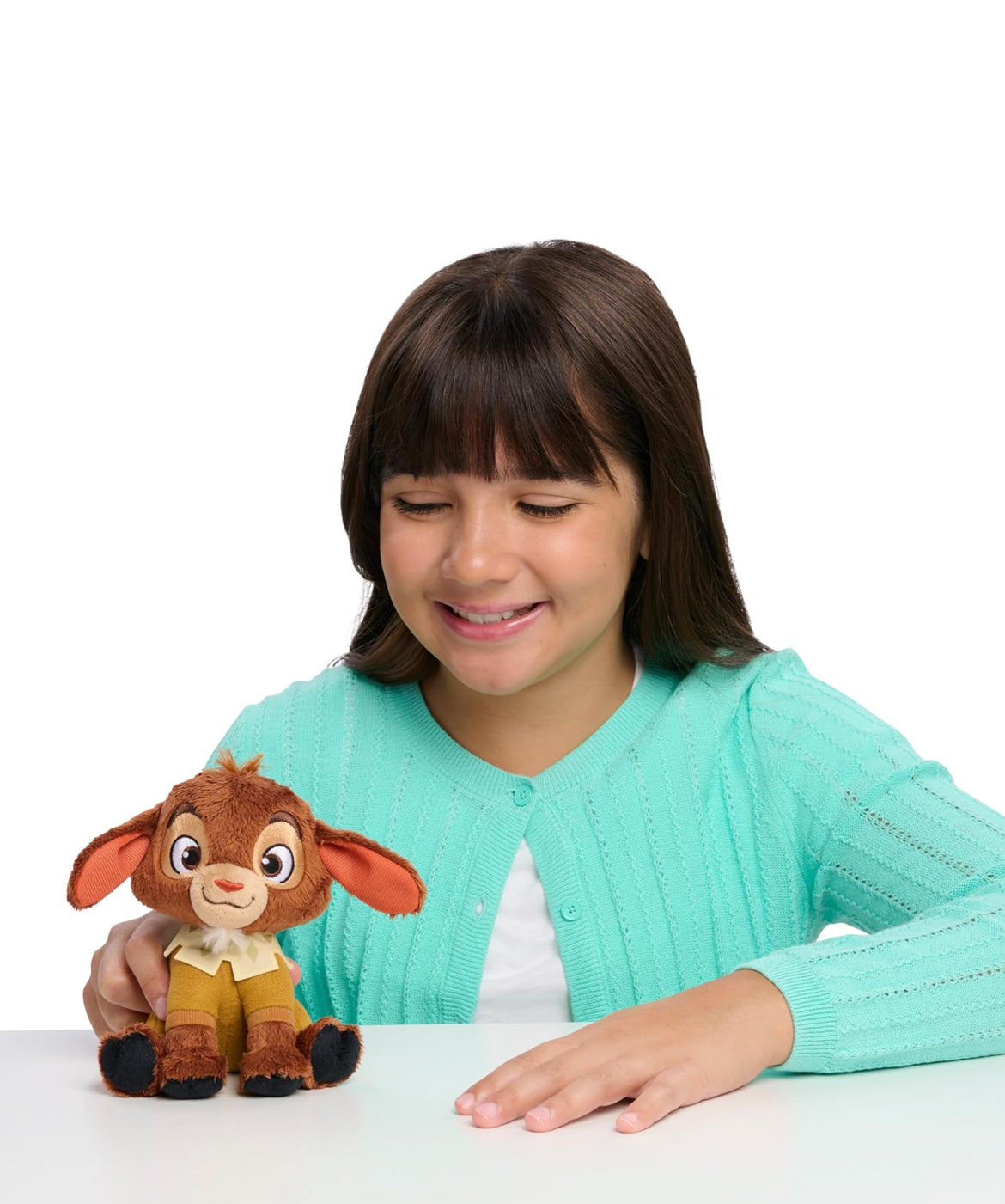 Disney Wish 5" Talking Plush Valentino, Stuffed Animal, Goat, Super Soft Plush - Kids Toys