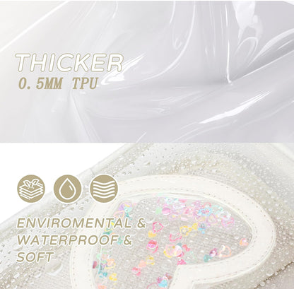 Clear Crossbody Bag for Women Girls Kids Purse Toddlers Shoulder Messenger Handbags Transparent Bags Wallet Pouch