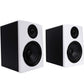 Rockville APM6W Powered USB Studio Monitor Speaker Pair in White, 6.5", 2-Way, 350W, EQ, MDF Wood, RCA/XLR