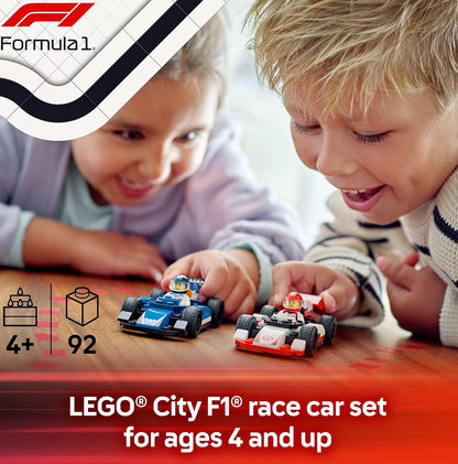 LEGO City F1 Williams Racing & Haas F1 Rennmotorboustel