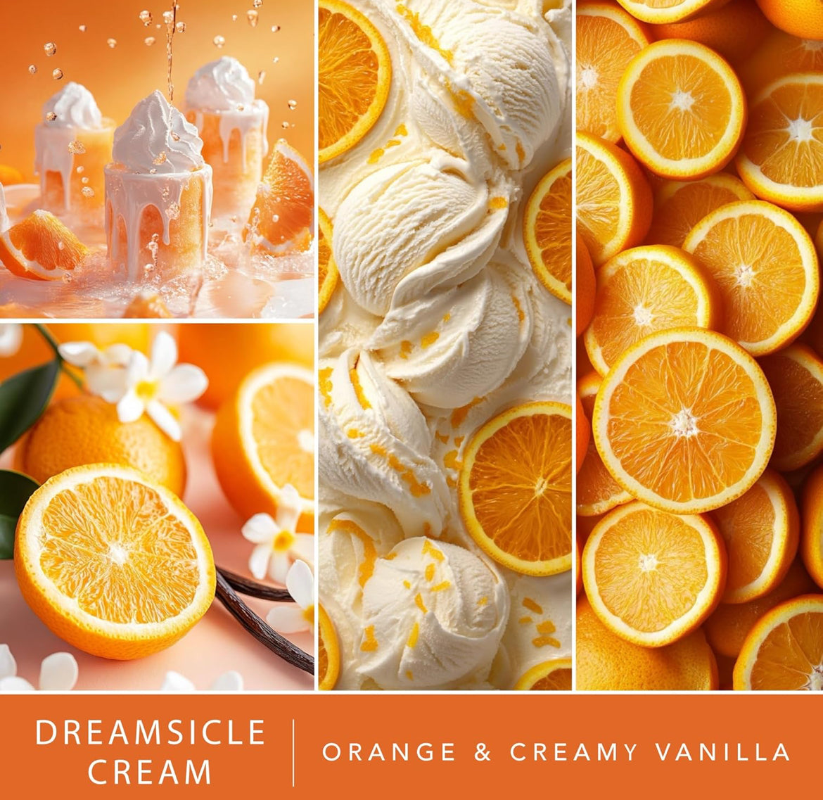 Scentsationals Wax Melts Staycation – Includes Frozen Lemonade, Caribbean Clouds, Warm White Sands & Dreamsicle Cream – 10oz (Pack of 4))