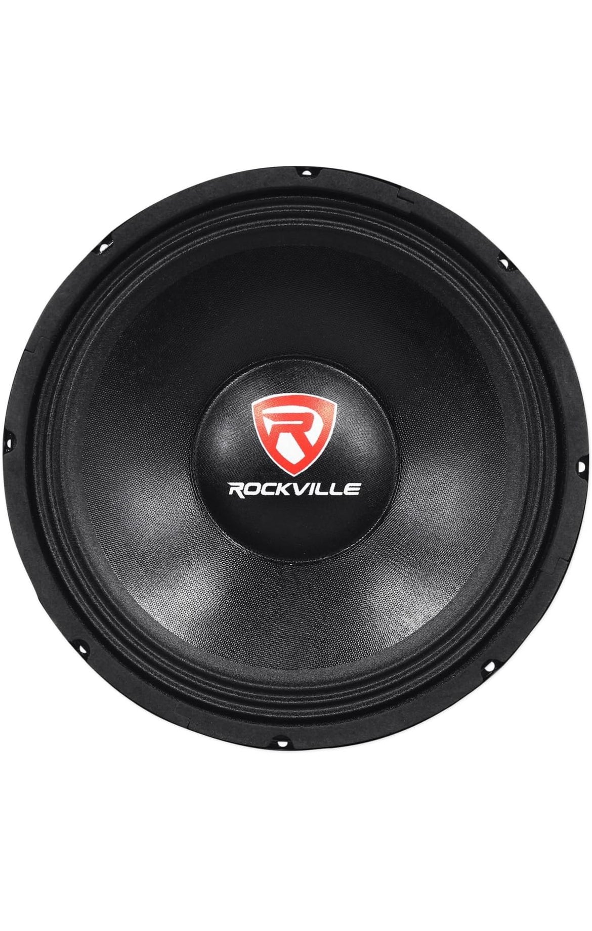 Rockville 600 Watt Rou Vervanging DJ PA Subwoofer 8 Ohm Sub Woofer, 12" (RVP12W8), Swart