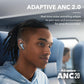 Soundcore by Anker Liberty 4 NC Wireless Noise Cancelling Earbuds, 98.5% Noise Reduction, Adaptive Noise Cancelling to Ears and Environment, Hi-Res Sound, 50H Battery, Wireless Charging, Bluetooth 5.3