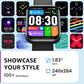 S3 Smart Watch for Men & Women, 1.83" HD Touchscreen, Bluetooth,IP68 Waterproof, Compatible with iOS & Android