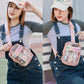 Clear Crossbody Bags for Women Girls Stadium Approved Sling Pack Bag Shoulder Belt Purses Transparent Chest Backpack