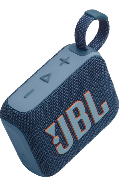 JBL Go 4 - Ultra-draagbare, Waterdigte en Stofdigte Bluetooth-luidspreker, Groot Pro Klank met Kragtige bas, 7-uur Ingeboude Battery, Gedeeltelik Gemaak met Herwonne Materiale (Blou)