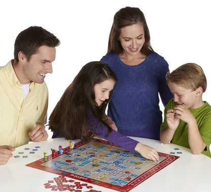 Hasbro Gaming Scrabble Junior Board Game - 2-4 Players - Family Educational Word Games for Kids