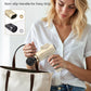 Massage Gun Deep Tissue  Portable Percussion Massager for Back and Neck, Handheld Device with Carry Case - (Active Tan)