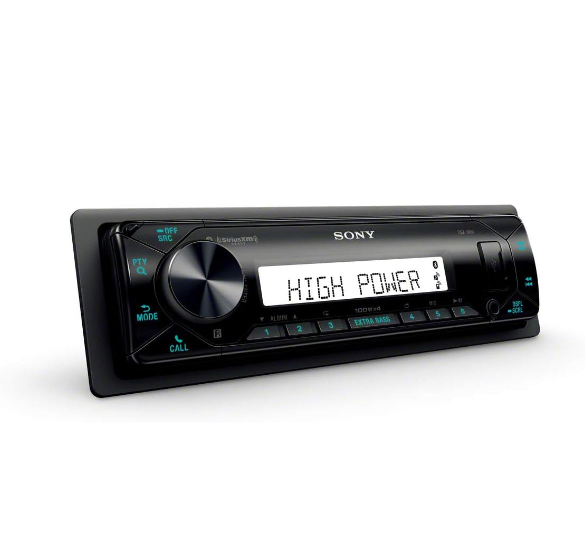 Sony DSX-M80 High Power 45W X 4 Rms Digital Media Receiver with Bluetooth and SiriusXM Ready